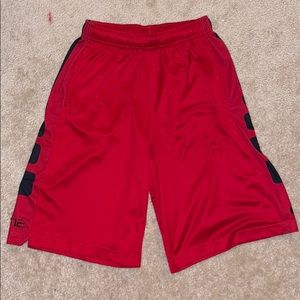 Nike Dri-Fit Red Elite Drawstring Shorts